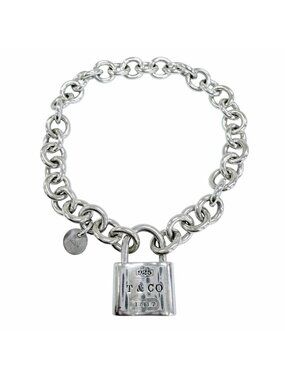 Tiffany & Co 1837 Lock Bracelet 925 Bangle Silver